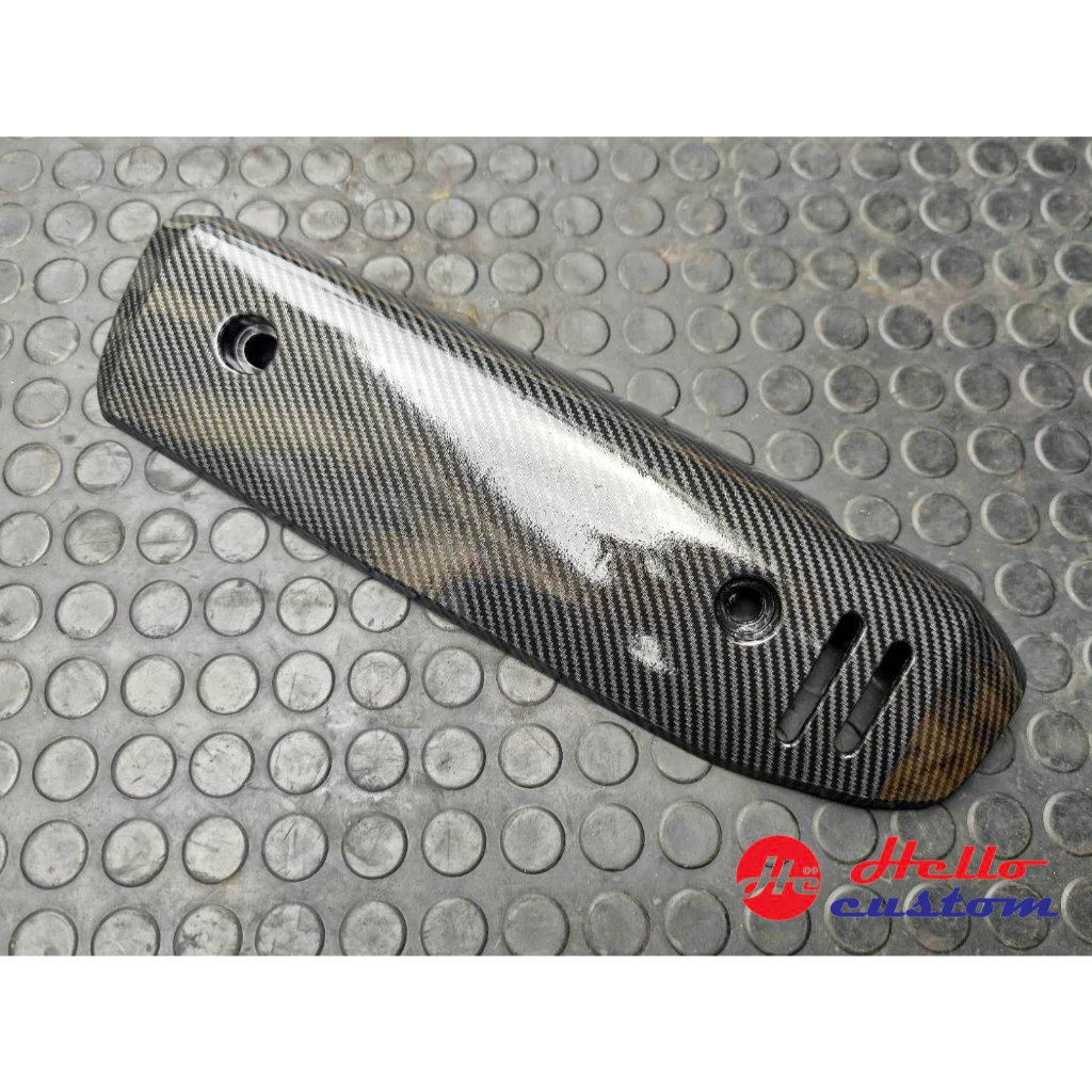 ครอบท่อ Giorno+ กันร้อนท่อ ลายเคฟล่า Giorno 125 (ใส่แทนของเดิม)