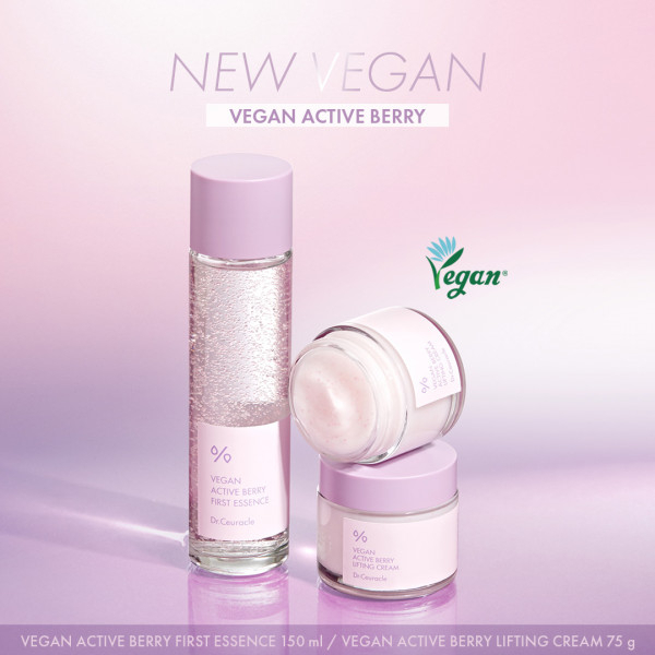 [SET] Dr.Ceuracle VEGAN ACTIVE BERRY LIFTING CREAM ,  FIRST ESSENCE