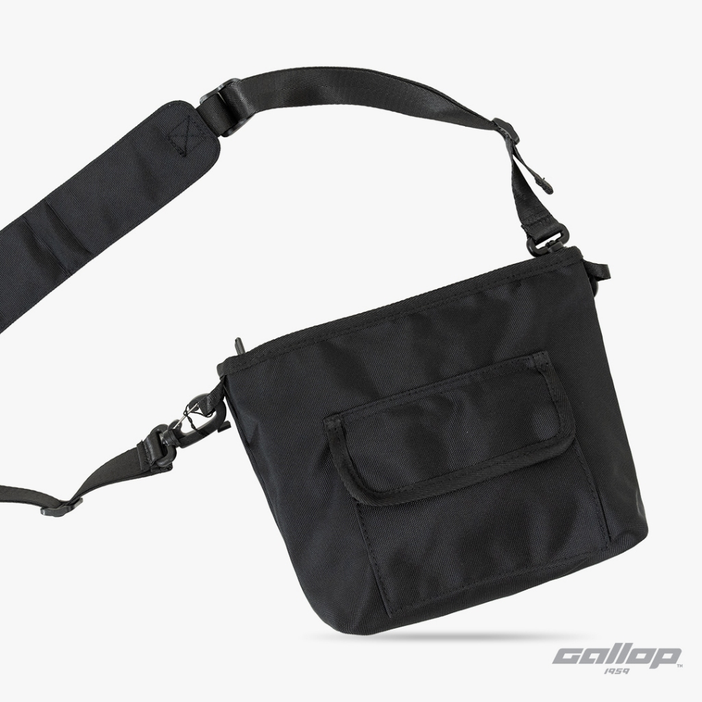 GALLOP : Men's Bag กระเป๋าไนล่อนสะพายข้าง Nylon Crossbody Bag รุ่น ACGB9026 สีดำ - Black / ราคาปกติ 1290.-