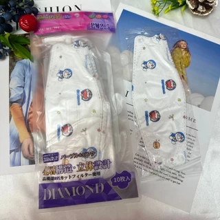 [สินค้าใหม่】KF94 ผู้ใหญ่ หน้ากากกันฝุ่นหนา4ชั้น ลายกาตูนย์น่ารักๆ 1แพ็ค10ชิ้น พร้อมส่งในไทย!!