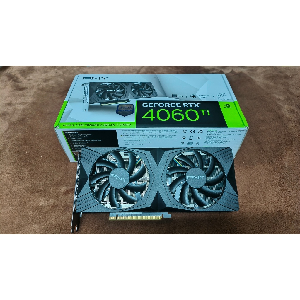 RTX 4060 Ti 8GB PNY VERTO Dual Fan