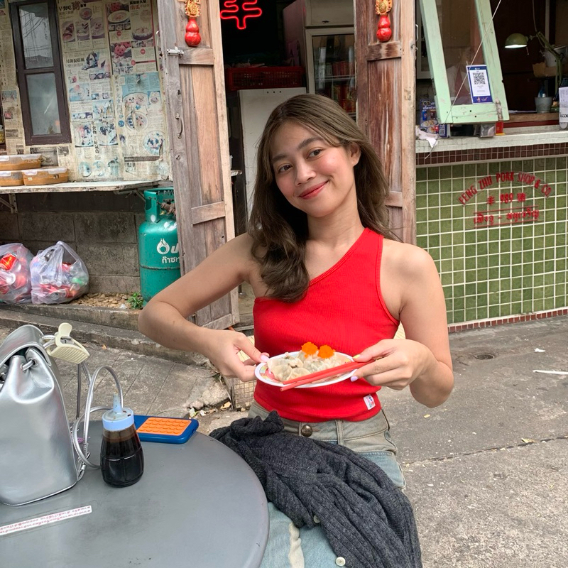 Cutie.colors Steve one shoulder top เสื้อกล้าม