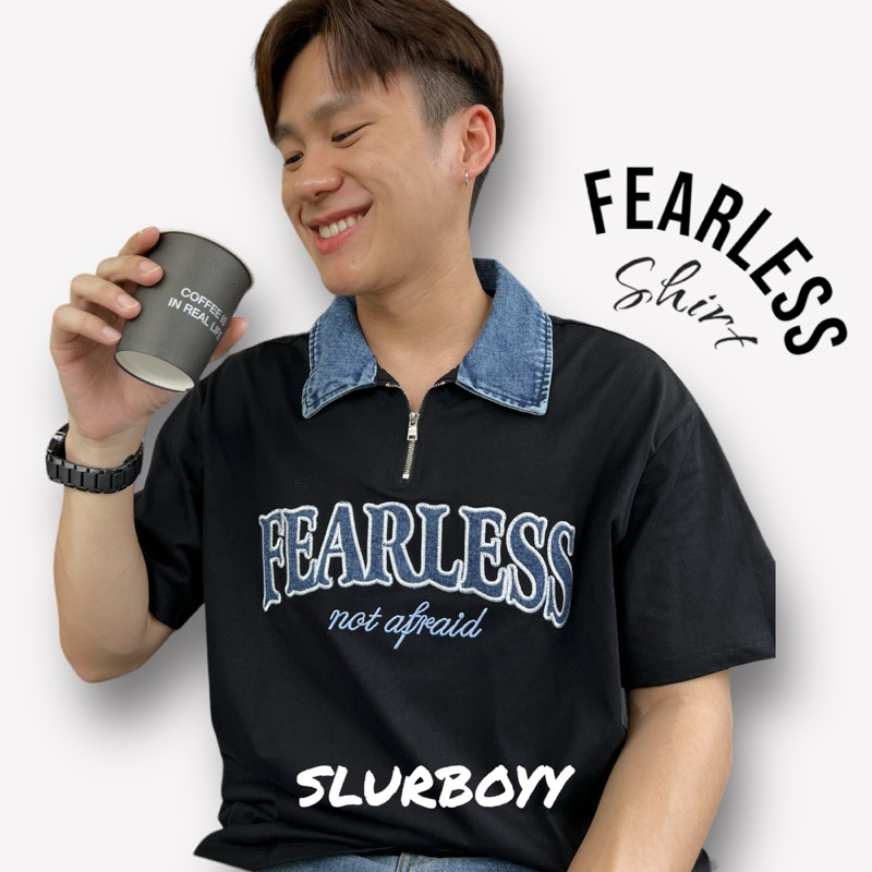 SLURBOYY Fearless โปโลซิปคอ คอยีนส์ (SB0749)
