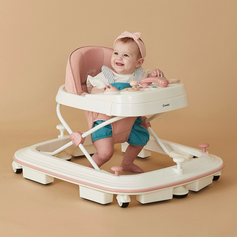 🇰🇷 [Combi] No.1 baby walker in 🇰🇷 YT-180 Premium Foldable baby walker รถหันเดินเด็ก พร้อมเสียงดนตรี 