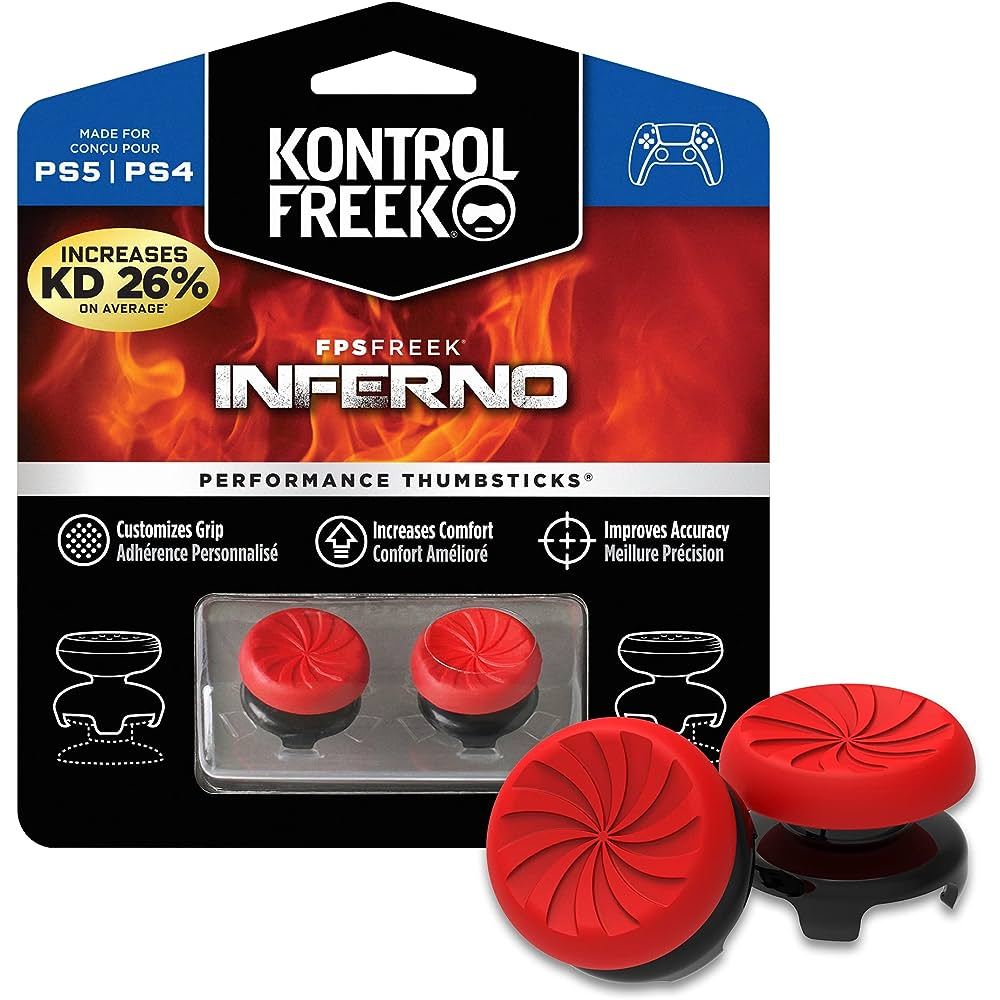 ส่งฟรี! มาใหม่! Kontrolfreek FPS KF Freek สําหรับ PS4 PS5 Xbox Series X S One Thumb Caps PS4/PS5 Thumbsticks