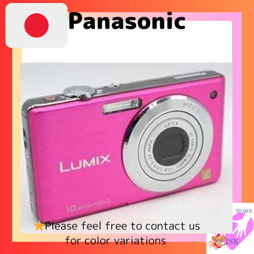 Panasonic Digital Camera Lumix Fs7 Pink Dmc-Fs7-P Direct From Japan Used, Genuine Used Japanese Came