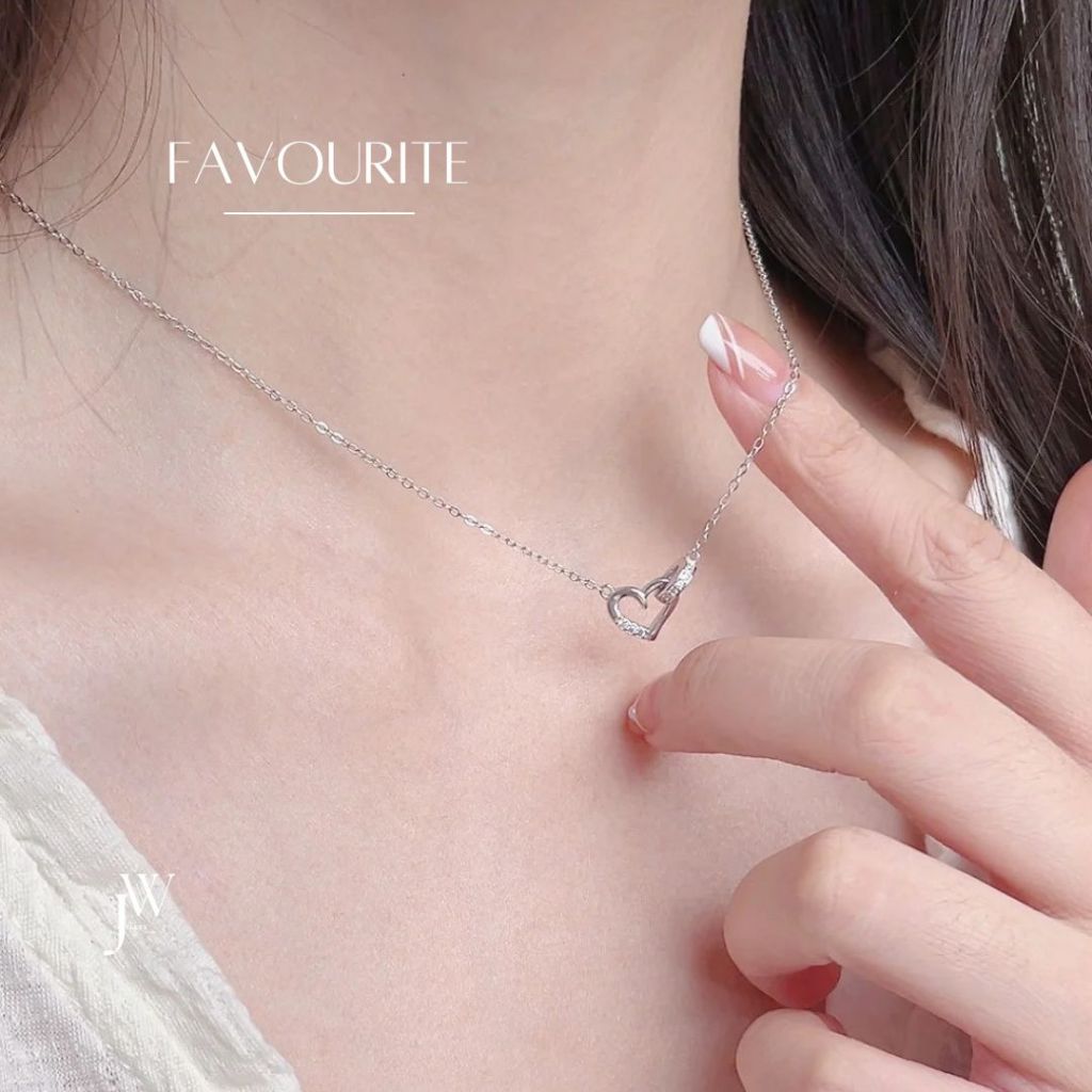 OUTLETS ล้างสต็อกจากโรงงานตรง👍สร้อยคอ Favourite สร้อยคอเงิน สร้อยเพชร ของขวัญให้แฟน ของขวัญ
