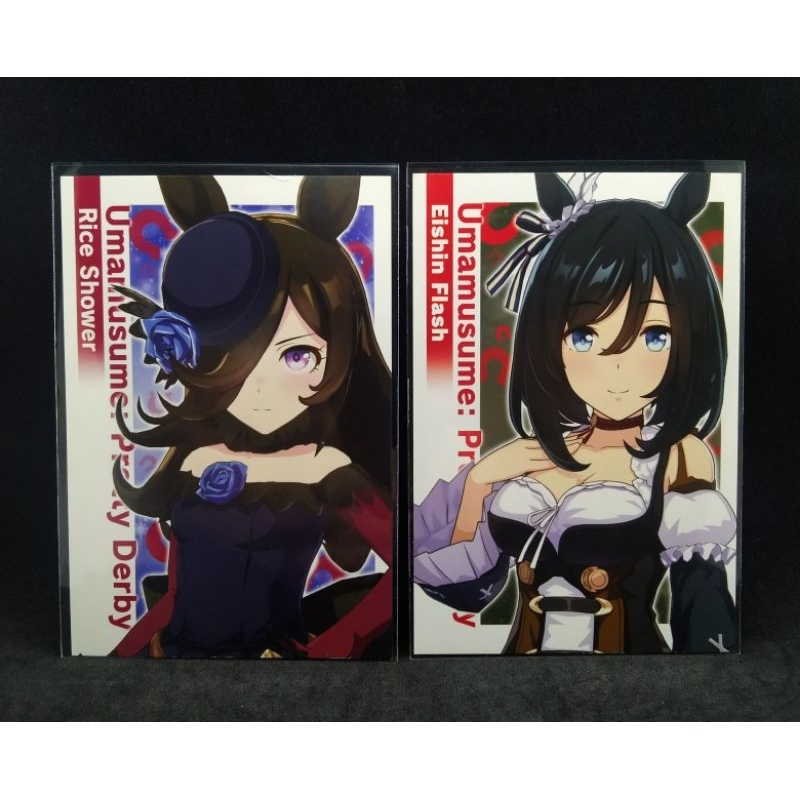 🌋ถูกลิขสิทธิ์🌋ของสะสม สู้เพื่อฝัน ม้าสาวเดอร์บี้ (Uma Musume Pretty Derby: Rice Shower and Eishin Fl