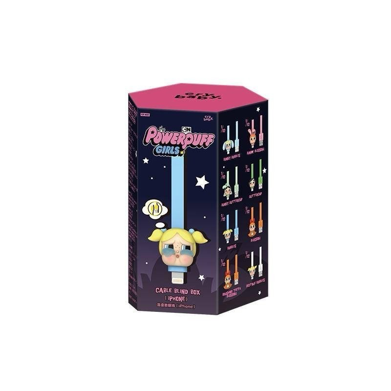 กล่องสุ่ม สายชาร์จ Crybaby x Powerpuff Girls.