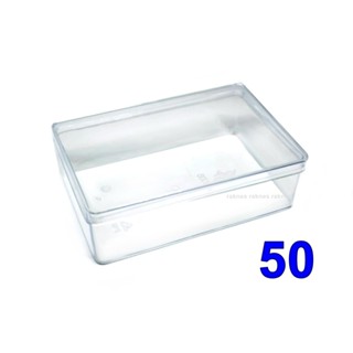 กล่องนามบัตร 50 ชุด กล่องนามบัตรพลาสติกใส กล่องใส่อุปกรณ์ กล…