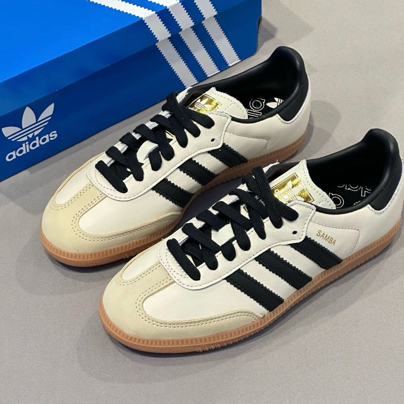 ( พร้อมส่ง )Adidas Samba OG ID0478 สีครีม ของแท้ 100%