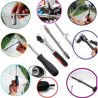 ชุดเครื่องมือ ประแจ ชุดบล็อก 46 ชิ้น Socket