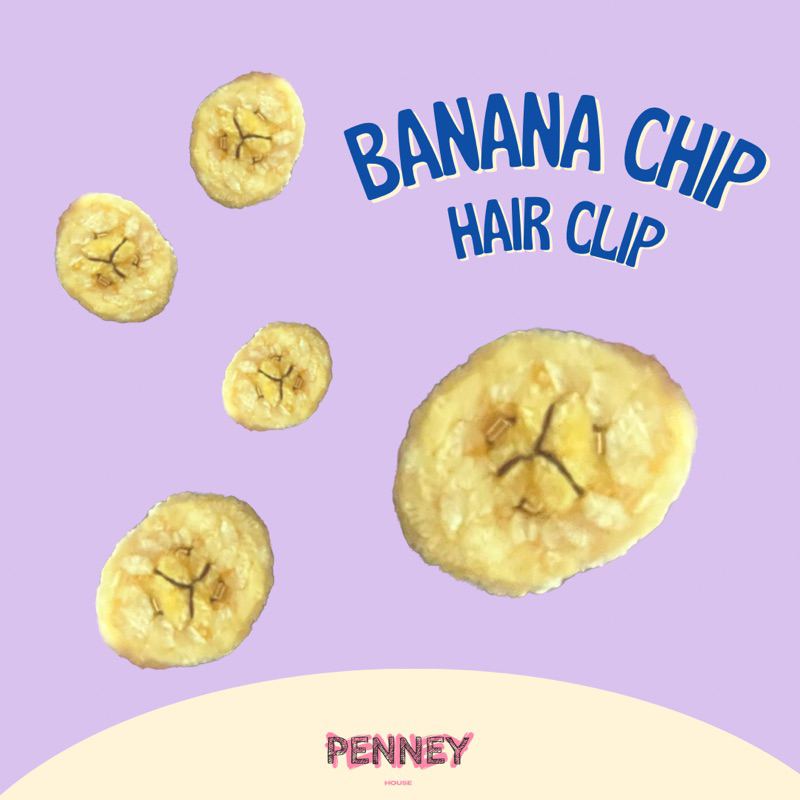 กิ๊บกล้วยทอด 🍌Banana Chip Hair Clip🍌