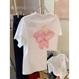 （จัดส่งตลอด 24 ชั่วโมง）Angle Official เสื้อยืดโอเวอร์ไซส์ผู้หญิงฤดูร้อน สไตล์หวานสดใส เข้ากับทุกลุคประจำวัน C36