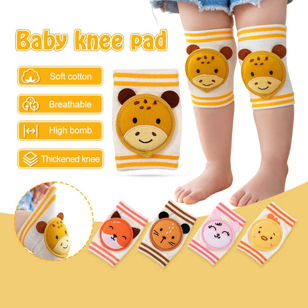 สนับเข่าเด็ก สนับเข่ารองคลานเสริม กันลื่น ฟองน้ำนุ่มนิ่ม ปกป้องเข่า
