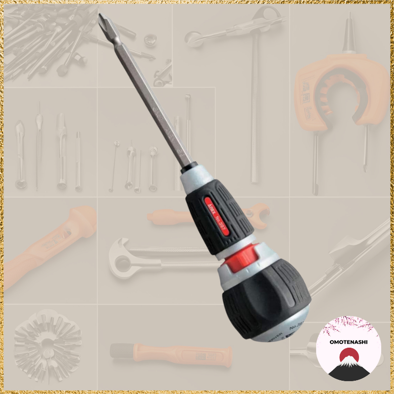 ANEX Ratchet Driver Switchable Quick Ball 72 No.397-D Interchangeable +/- ball grip switchable