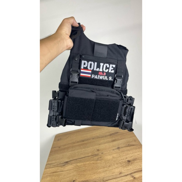 FCSK 2.0 ไซส์ XL (AFG) เสื้อเวส เซ็ตเจ้าหน้าที่ ป้ายชื่อเลือกแบบได้