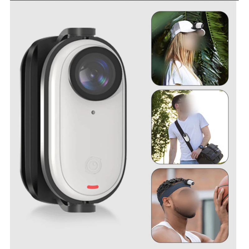 PULUZ for Insta360 Go3S 3s Retro Go3 Magnetic Easy Clip Hat Clip Clamp ตัวหนีบหมวก สายกระเป๋า ติดกล้องแบบแม่เหล็ก thumbnail 5