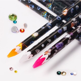 ดินสอจิ้มเพชรใช้สำหรับจิ้มเพชรเพื่อตกแต่งเล็บแบบยางนะคะ [X]