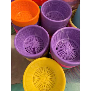 ตะกร้าขนมจีนขนาด1กิโลกรัม12ชิ้นสีสันสดใส