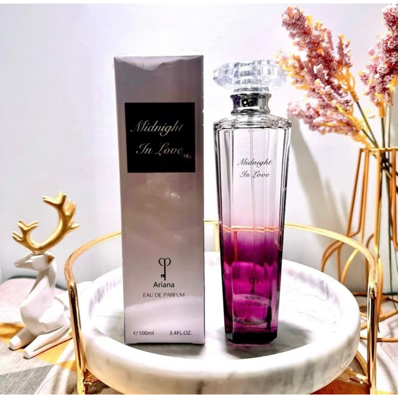 น้ำหอม Midnight In love arianaเเท้100% (ทีซอ มิดไนท์100ml) 🚗ส่งของทุกวัน ⚡️ส่งไว