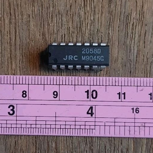 ไอซีnjm2058dออฟแอมป์ภายใน4ตัว