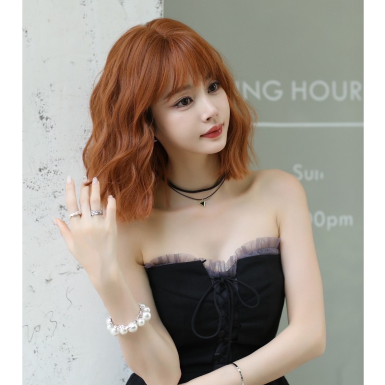 วิกผมบ๊อบสั้นลอนมาม่า เน็ตแถมเก็บผม ทนความร้อนได้สูงถึง 200 องศา - รูปที่ 3