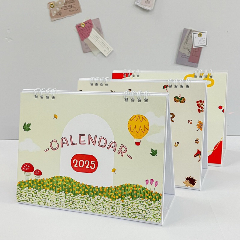 📆 ปฏิทิน 2025 / ปฏิทินวันหยุดสำคัญ 9x7"/8x6" Design แพลนเนอร์ 2025/Calendar