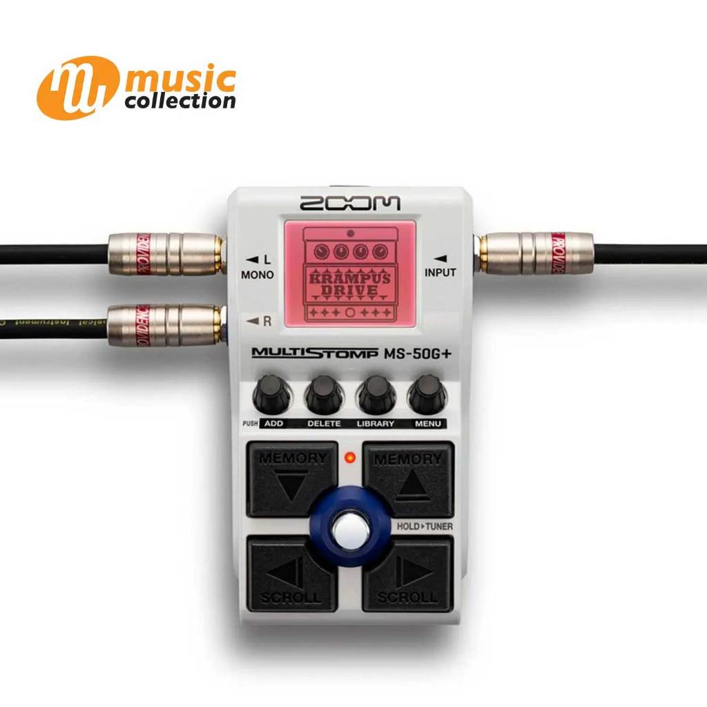 เอฟเฟคกีตาร์ ZOOM MS-50G+ MULTISTOMP GUITAR EFFECT