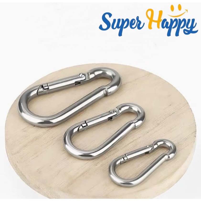 ⚓️Snap Hook ล็อค ตัวล็อค คลิปล็อค ตะขอล็อค เกรดหนา ใช้สำหรับเกี่ยวหรือล็อค สปริงล็อคตะขอ Snap