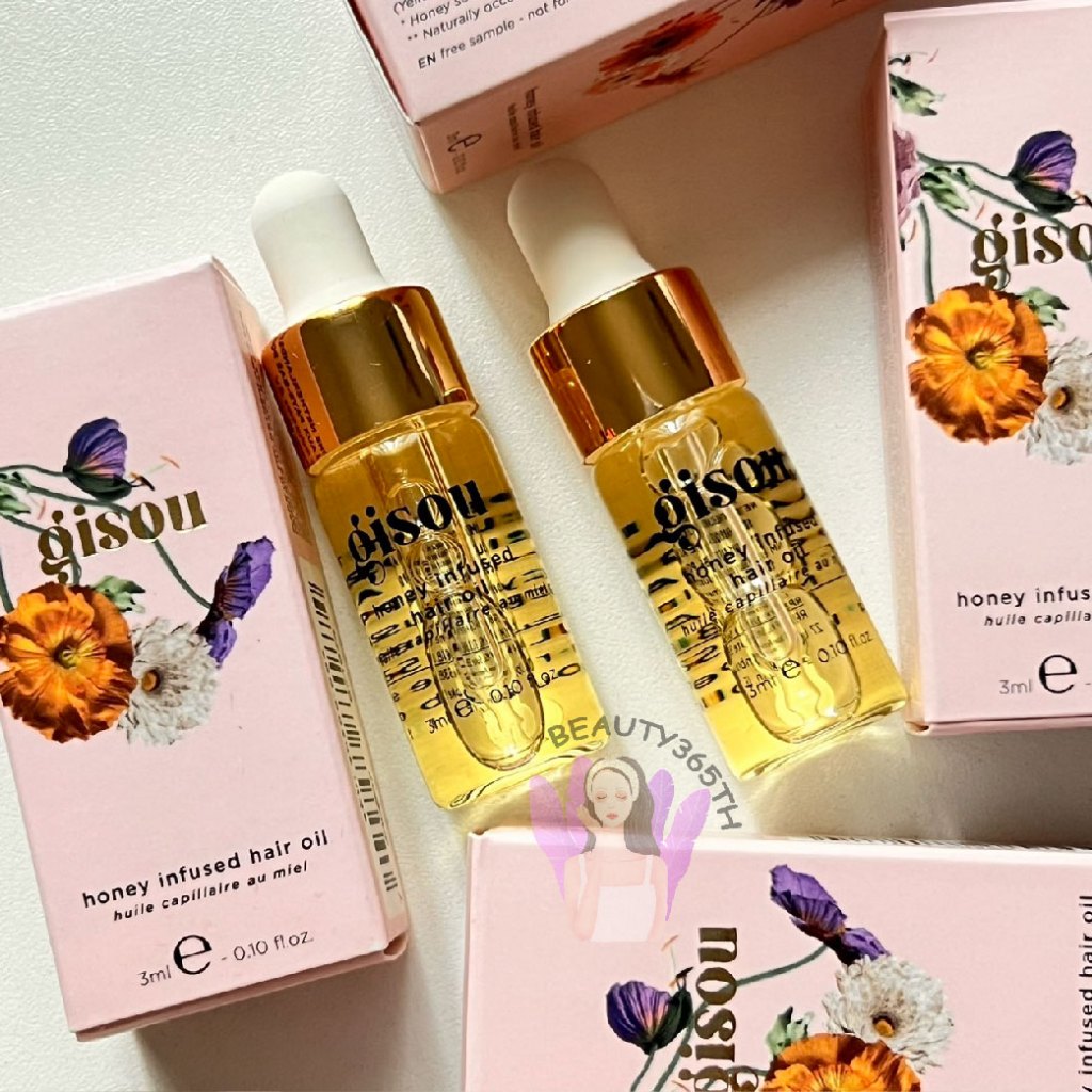 3ml&มีกล่อง Gisou Honey Infused Hair Oil