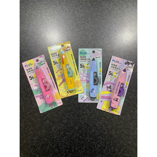 Correction tape (PLUS) WHIPER - SANRIO-SNOOPY-DORAEMON-CHIIKAWA-SENTIMENTAL CIRCUS-SUMIKKOGURASHI