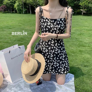 Berlin เดรสเดซี่ ยาว-สั้น ผ้านิ่มลื่น / No : D02-D03
