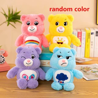 (พร้อมส่ง)Su202-COD -28 ซม.น้ำแข็งตุ๊กตาหมีสายรุ้งของเล่นน่ารักการ์ตูนตกแต่งบ้านสภาพอากาศหมีของเล่นผ่อนคลายเบาะโซฟาอารมณ