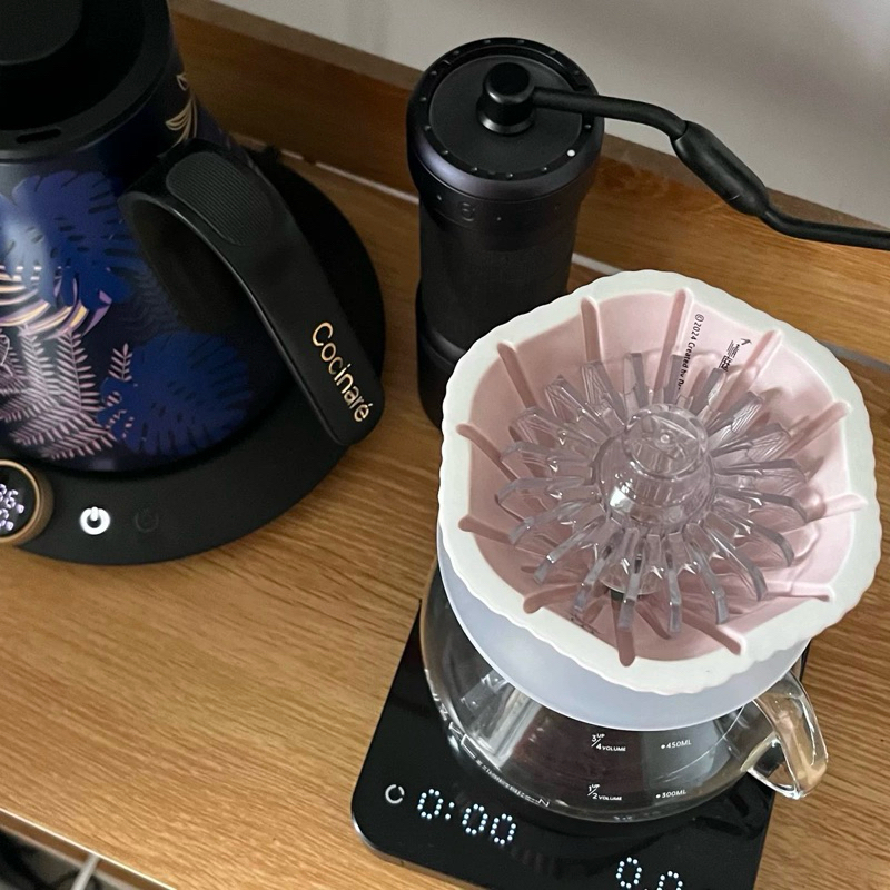 ที่ทับกระดาษกรองกาแฟ พร้อมส่งในไทย ดริปเปอร์ทรงกรวย อุปกรณ์เสริม CT62 ORIGAMI V60 Dripper - รูปที่ 6