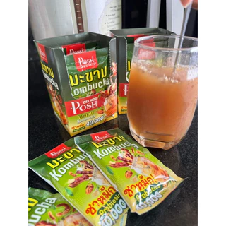 [กล่อง=6ซอง]Posh Medica พอช ชาหมักมะขามคอมบูชะ โพรไบโอติก40,000 ล้านตัว