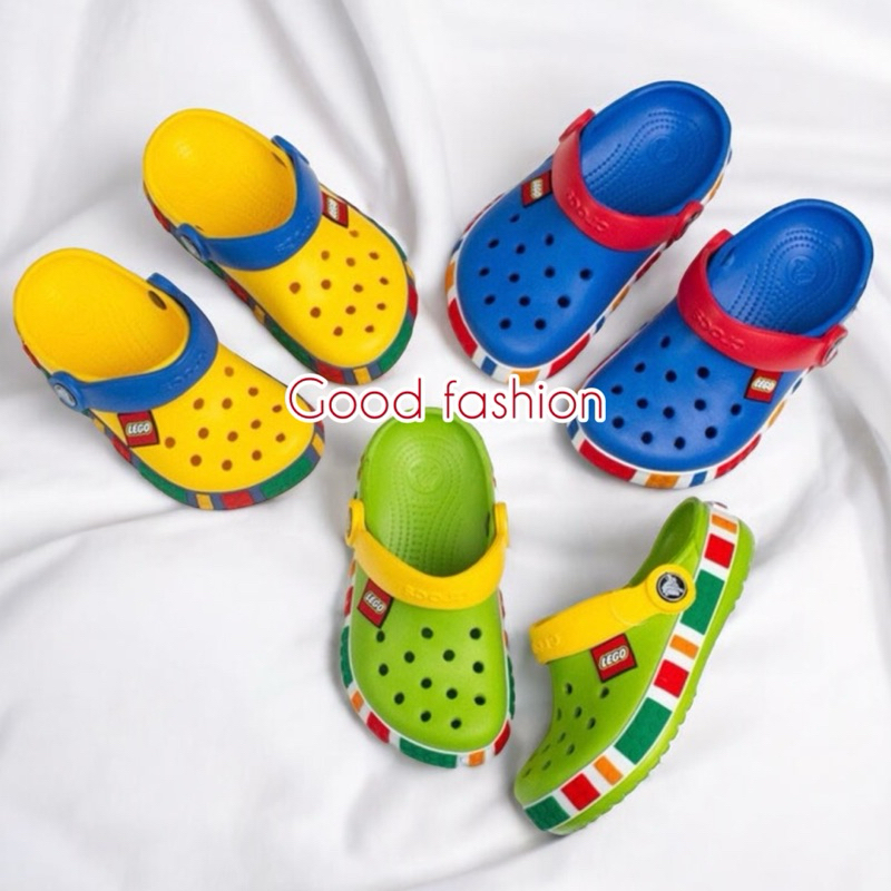 Crocs band kids LEGO clog รองเท้าเด็ก ใส่ได้ทั้งผู้ชาย ผู้หญิง ไซส์เด็กเล็กภึง