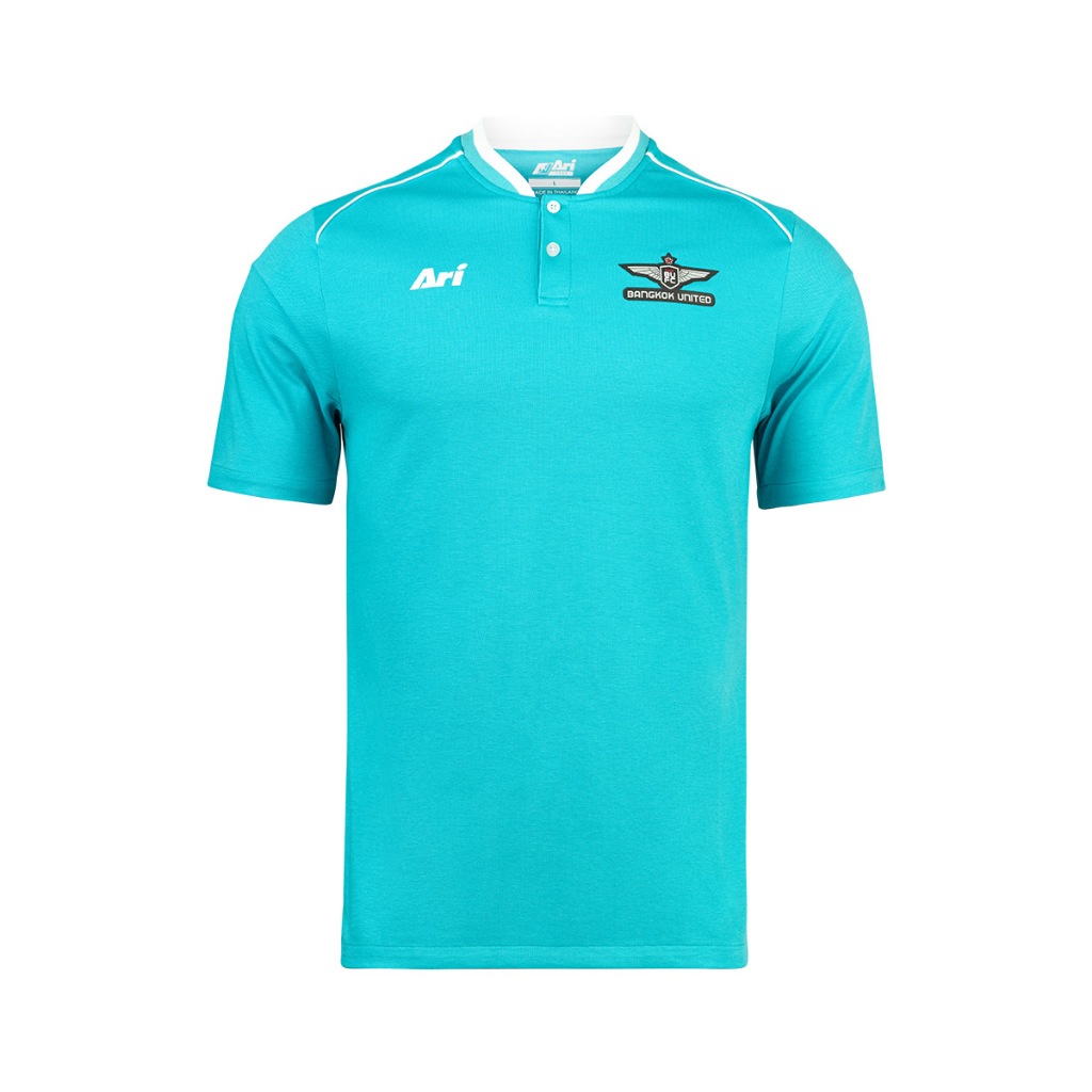 โปโลสี เขียว COLLARLESS POLO TRUE BANGKOK UNITED 2024/25