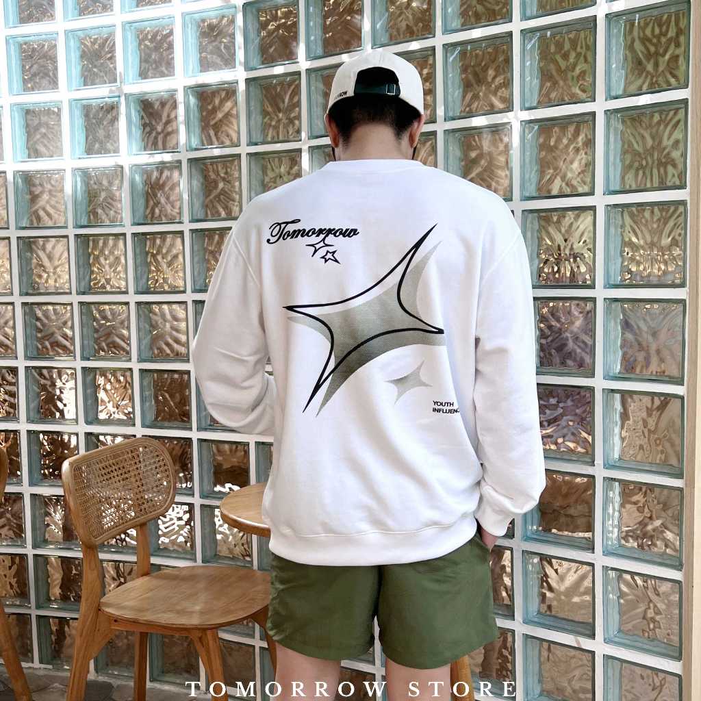 TOMORROW-เสื้อแขนยาว Sweater รุ่น T-5007  STAR