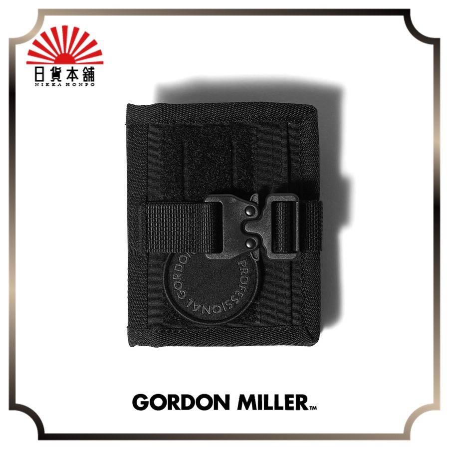 Gordon Miller Cordura Folding Wallet / 1753421 / Wallet / Outdoor / Pouch / Fashion / Black / Stylis