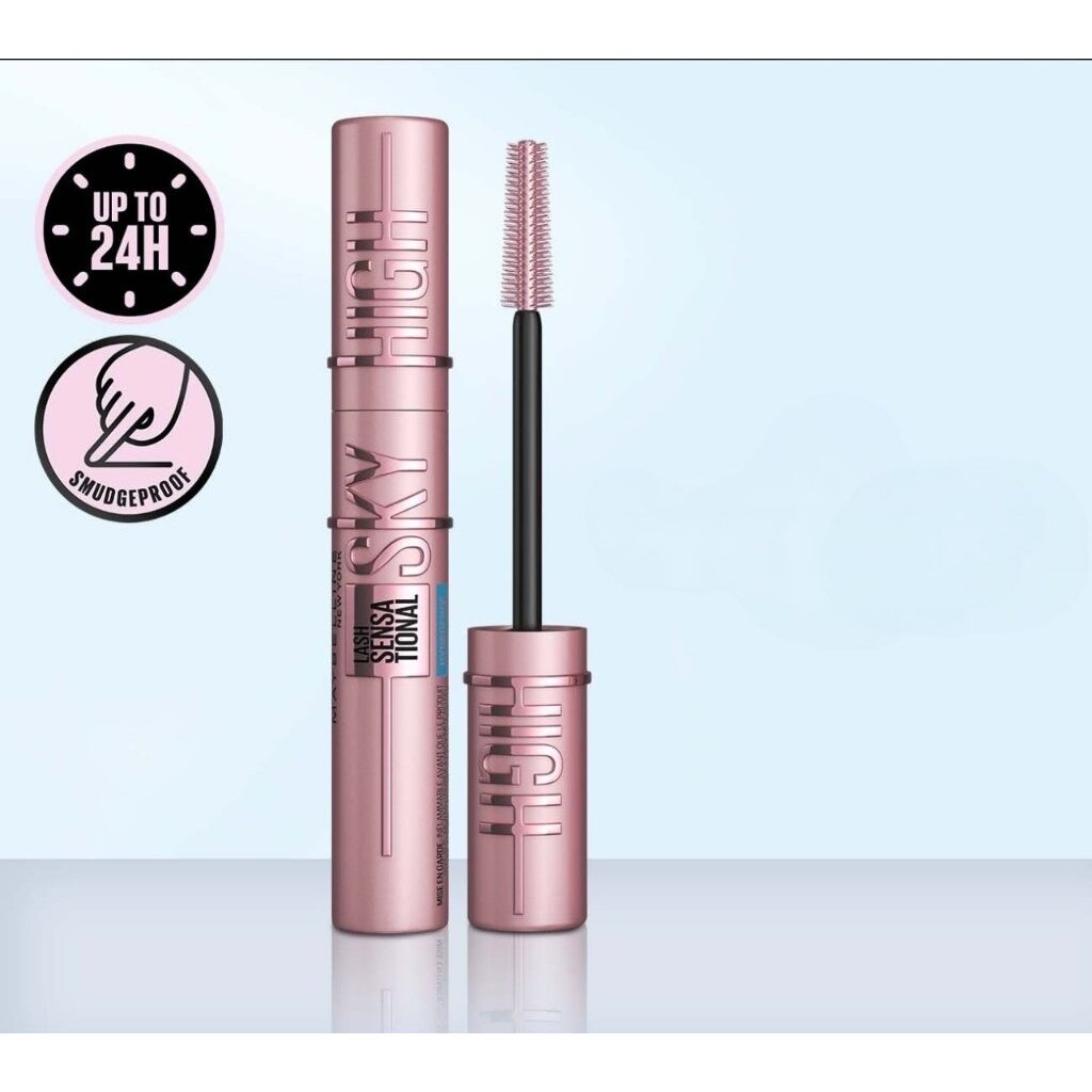 [ใหม่]เมย์เบลลีน นิวยอร์ก สกาย ไฮน์ มาสคาร่า 6มล. MAYBELLINE NEW YORK SKY HIGH MASCARA 6ml (เครื่องสำอาง, มาสคาร่า)