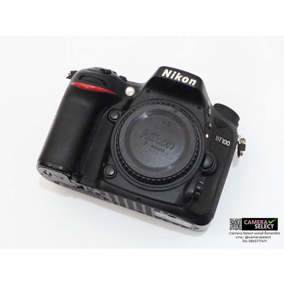 (มือสอง)กล้องNikon D7100 Body สภาพสวย อดีตประกันศูนย์ ชัตเตอร์14xxx ใช้งานปกติเต็มระบบ