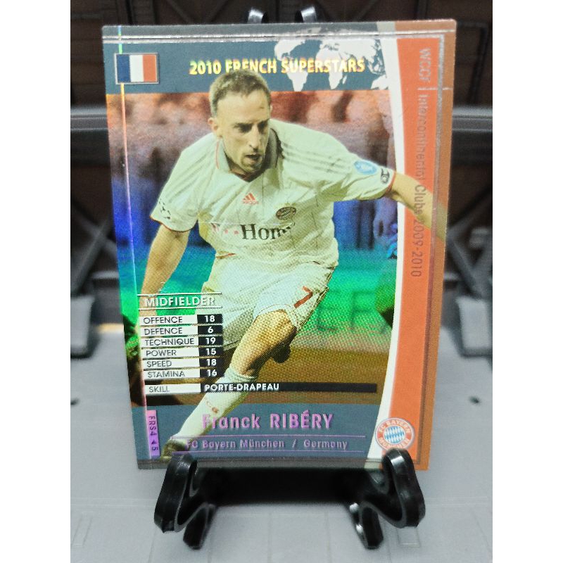Panini WCCF 2009-10 Franck Ribery Bayern Munchen Refractor card Germany France
