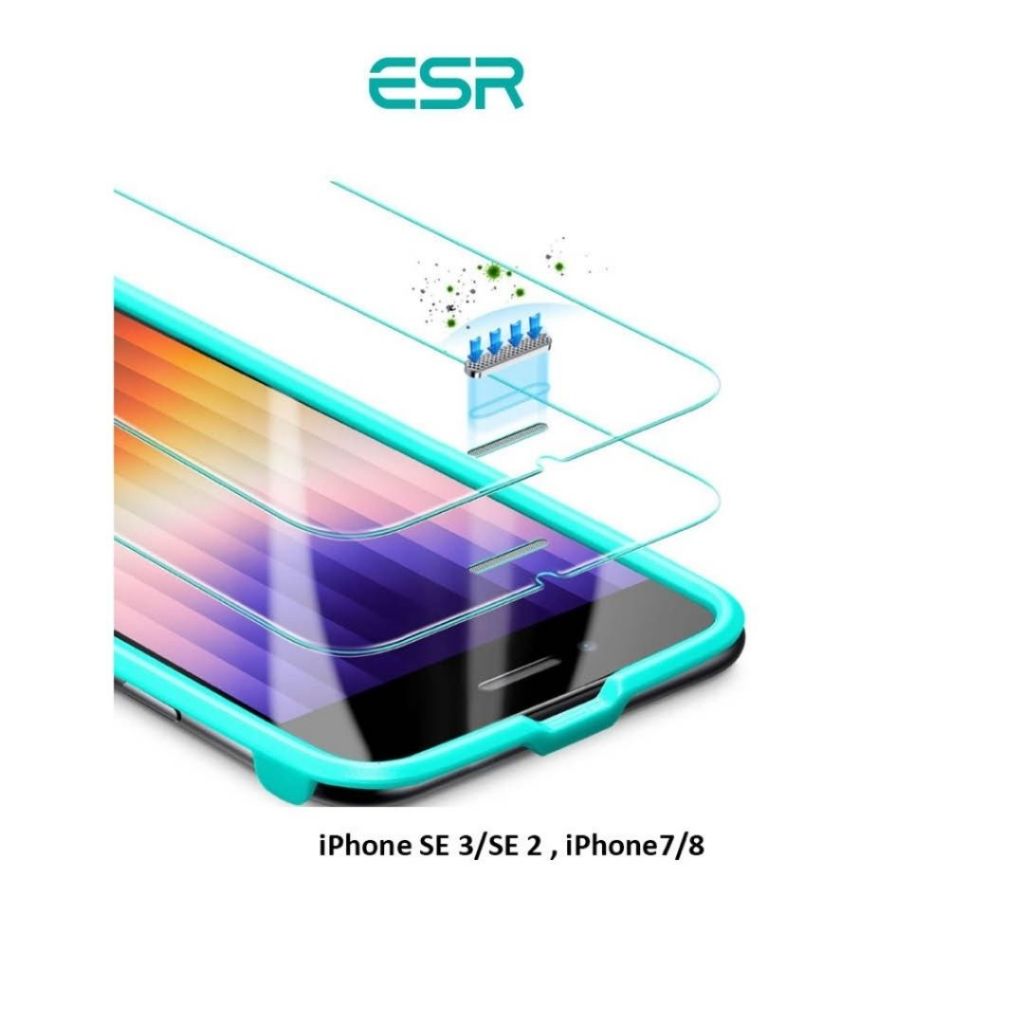 ESR Tempered-Glass Screen Protector with Speaker Shield ฟิล์มกระจก ฟิล์มไอโฟน
