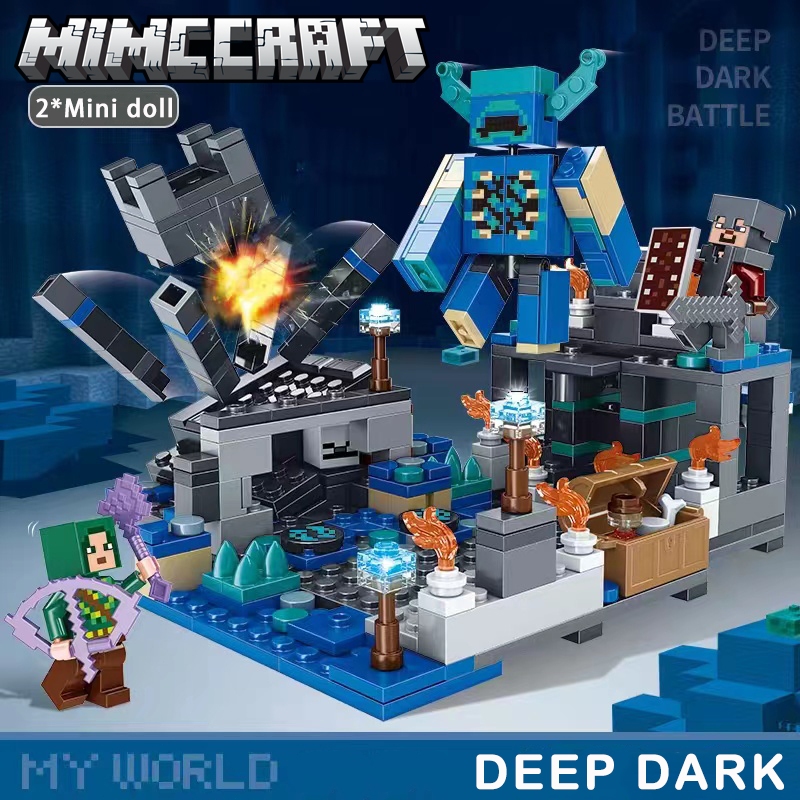 ชุดใหญ่ มายคราฟ minecraft ตัวต่อของเล่นมายคราฟ ของเล่นมายคราฟ ของเล่นเด็ก