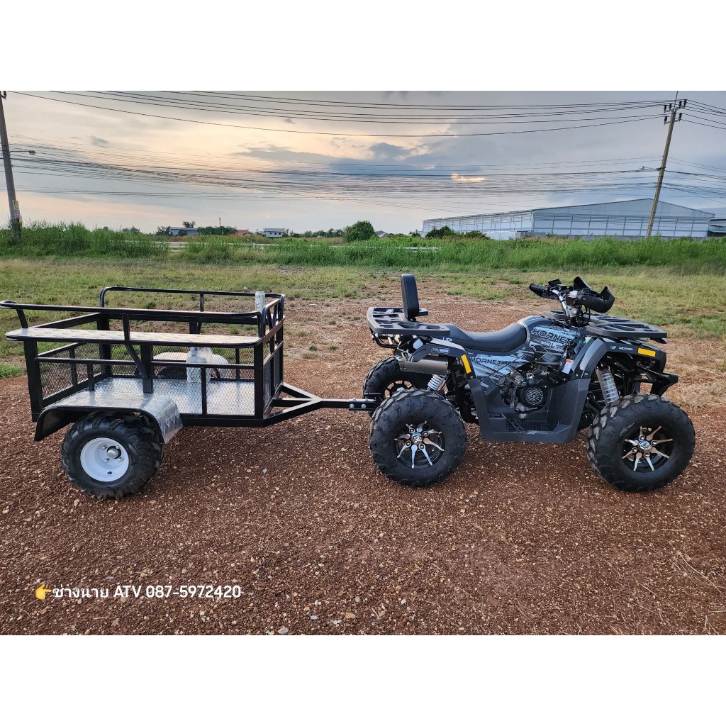 ATV hornet225CC พร้อมพ่วงลาก สินค้าใหม่ รับประกัน1ปีสินค้าขนาดใหญ่ กรุณาทักแชทหรือโทรก่อนการสั่งซื้อ