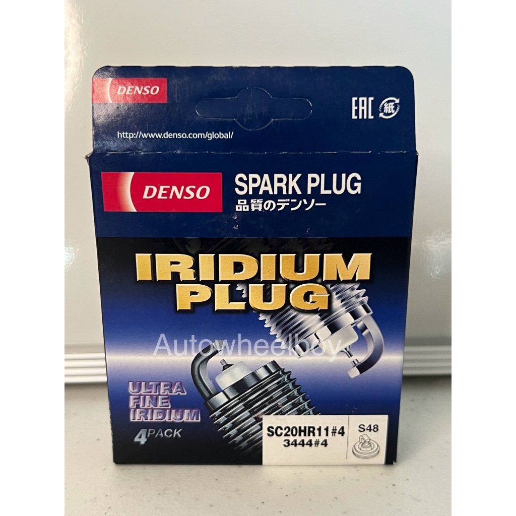 Denso หัวเทียนเข็ม IRIDIUM PLUG SC20HR11#4 เบอร์ 14 ของแท้ 1กล่อง 4หัว