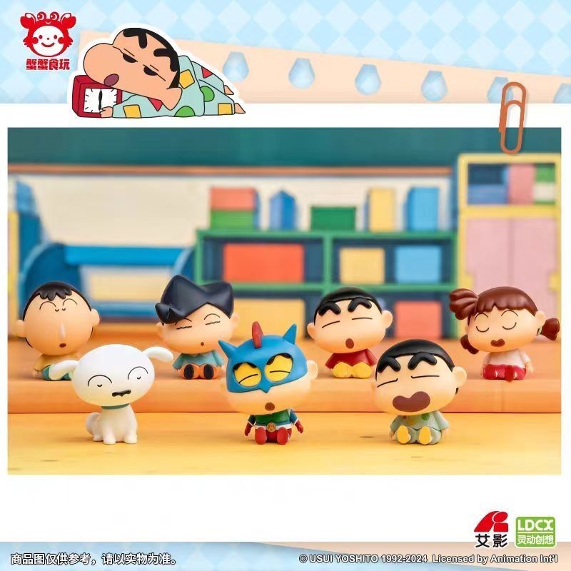 กล่องสุ่มชินจัง ฟิกเกอร์โมเดลขนาดเล็ก คอลง่วงนอน (Shinchan Doze Off Collection Box) ของแท้ พร้อมส่ง