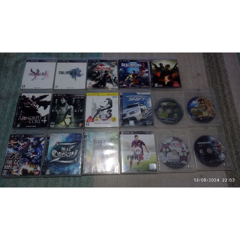 แผ่นเกมส์ของแท้ เครื่องPlay station3 ตามภาพครับ🙂