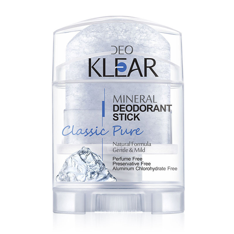 DEOKLEAR Classic Pure Mineral Deodorant Stick 70g โรลออนสารส้มธรรมชาติ ระงับกลิ่นกายตลอด